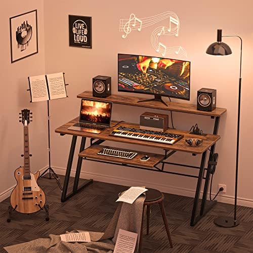 Armocity Music Studio Desk Production Workstation - Recording Studio Desk - Image 4