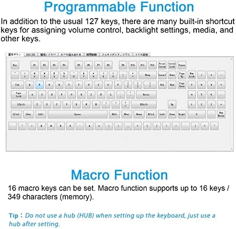 Koolertron One-Handed Macro Keyboard, 23-Key Red Switch Gaming Keypad - Image 6