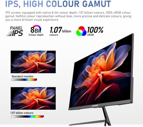 Gawfolk 27 inch IPS 2K QHD Computer Monitor 75Hz Gaming PC Screen - Image 3