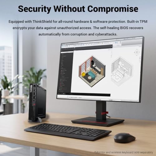Lenovo ThinkStation P3 Intel Core i5-14500 14-Core Business Mini Desktop - Image 7