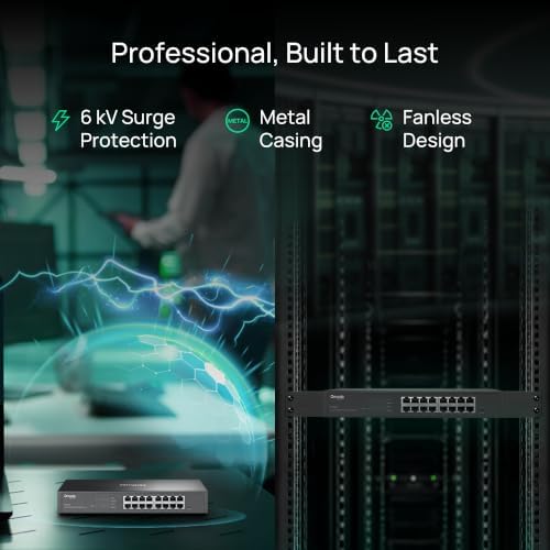 Omada ES216G, 16 Port Gigabit Easy Managed Switch - Image 3