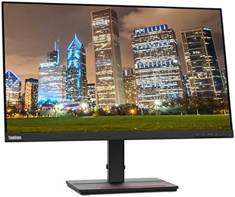 Lenovo ThinkVision S24e-20 23.8" Full HD 1920 x 1080 WLED LCD Monitor 2-Pack, 250 Nit, FreeSync, HDMI-VGA, Raven Black Bundle with Adjustable Desk Mount Monitor Stand - Image 2