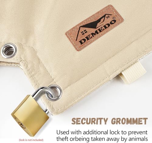 Backflow Preventer Cover, Backflow Pressure Vacuum Breaker Covers for Winter, Insulated Cover Pouch for Irrigation Sprinkler Backflow Valve, Outdoor Faucet Covers for Snow or Sun Exposure – Beige - Image 4