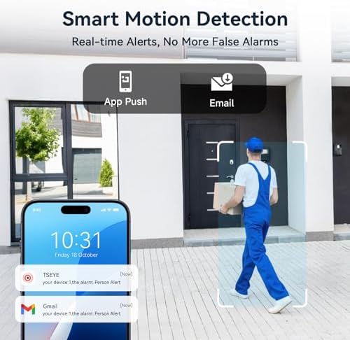 Wired Security Camera System Outdoor, 4X 1080P CCTV Camera, 500G HDD - Image 3