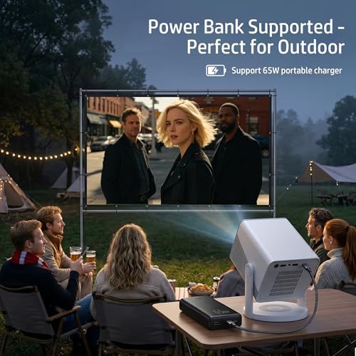 HP Projector with Apps, FHD 4K Supported, USB-C Power Bank Compatible MC425 - Image 3