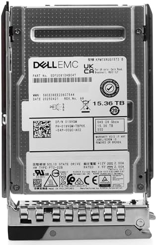 Dell 019VGM 15.36TB 1 DWPD SAS-4 24Gb/s 3D TLC 2.5in Enterprise Solid State Drive G14 G15 G16 Compatible with but not Limited to: R440 R7525 T550 C6525 R860 T560 C6520 MX840c - Image 6