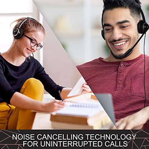 Sonitum Bulk Headsets With Microphone (10 Pack) - Noise Canceling Computer Headset For Office, Meetings, Chat- Comfortable Over-Ear PC Headphones With Rotating Mic- 3.5 Jack For Universal Connectivity - Image 4