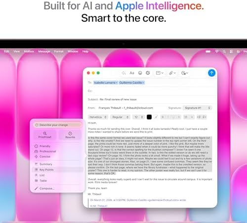 Apple 2026 MacBook Neo 13-inch Laptop with A18 Pro chip: Built for AI and Apple Intelligence, Liquid Retina Display, 8GB Unified Memory, 256GB SSD Storage; Blush with AppleCare+ (3 years) - Image 4
