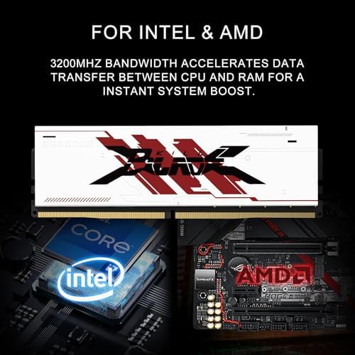 PUSKILL DDR4 3200MHz CL16 Desktop RAM Kit Heatsink, 16GB (2x8GB) - Image 6