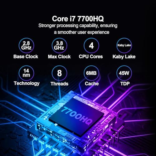 27 inch All-in-One Desktop Computer Curved FHD Display Core i7 7700HQ All-in-One PC 16GB DDR3 512GB ROM SSD Bluetooth 5.3 Dual Band WiFi with Mouse and Wired Keyboard - Image 3
