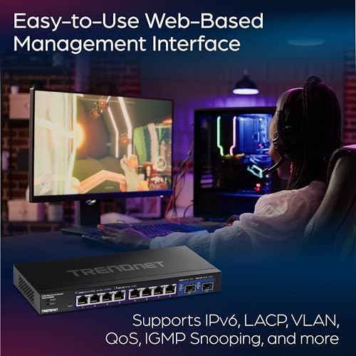 TRENDnet 10-Port Multi-Gig Web Smart Switch, TEG-3102WS - Image 6
