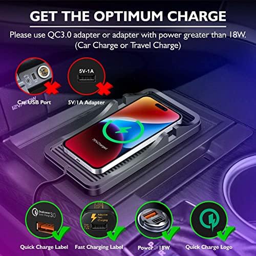 Wireless Charger Car Charging Pad Non-slip 15W 10W 7.5W Fast Charger Mount Adapter for iPhone 13 12 Pro Max 11 8 Plus X XR Xs LG G8 Samsung Note 20 10 Galaxy S10 S20 S21 S22 S23 S24 S25 Android Phones - Image 2