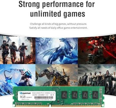 16GB PC3-14900U 2X8GB DDR3 14900 1866MHz PC3-14900 16G 2Rx8 240-pin Udimm CL13 1.5V Desktop RAM Memory Module - Image 6