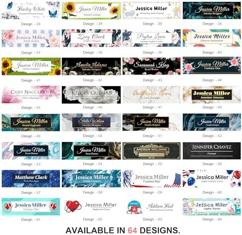 Personalized Acrylic Office Desk Name Plate with Name and Title Printing - Image 6