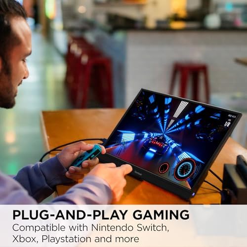 ViewSonic VX1754 17 Inch 1080p Portable Gaming Monitor, IPS 144Hz Display - Image 3