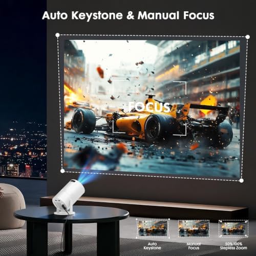 [Built-in Apps] Mini Projector with Wifi and Bluetooth 1080P Supported - Image 7