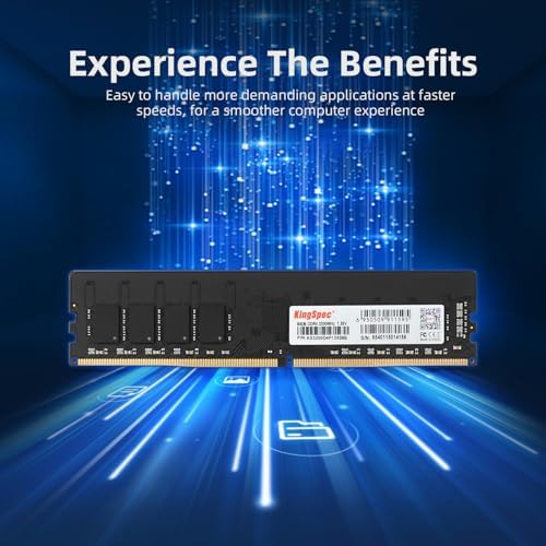 KingSpec 8GB DDR4 RAM 3200MHz for Desktop - Plug-and-Play, Home & Office Use, Standard Version, 288-Pin DIMM CL18 1.35V Computer Memory Compatible with Most Intel/AMD PCs - Image 4