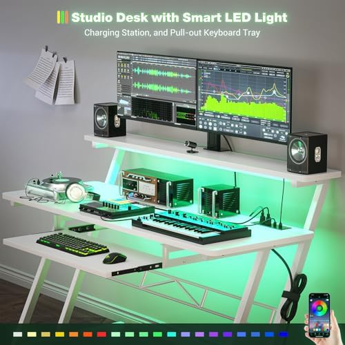 Armocity Music Studio Desk Production Workstation - Recording Studio Desk - Image 4