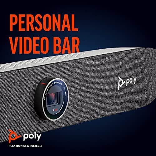 Poly Studio P15 Personal Video Bar - 4K Camera, Microphones & Speaker Solution With Premium Audio - Certified for Zoom and Teams (Renewed) - Image 2