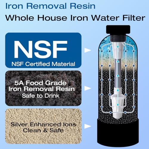 H&G Lifestyles Whole House Water Filter System, Iron and Manganese Filter - Image 5