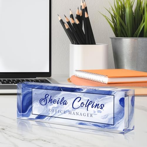 Custom Name Plate for Desk, Employee Appreciation Gifts, Office Decor - Image 3