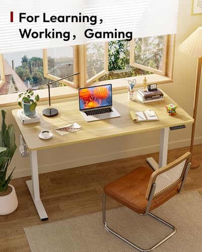 SANODESK One-Piece 1'' Thick Height Adjustable Standing Desk 60''x24'' - Image 3