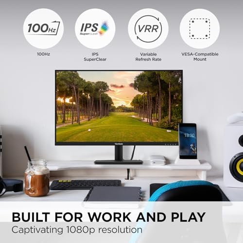 ViewSonic VS2747-H 27 Inch 1080p Computer Monitor, IPS 100Hz Display - Image 2