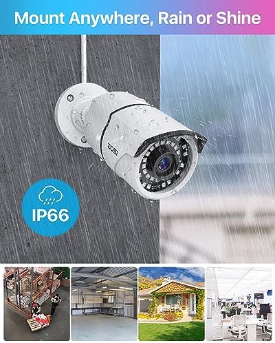 ZOSI 8CH 4K PoE Home Security Camera System with 2TB HDD for Indoor Outdoor - Image 4