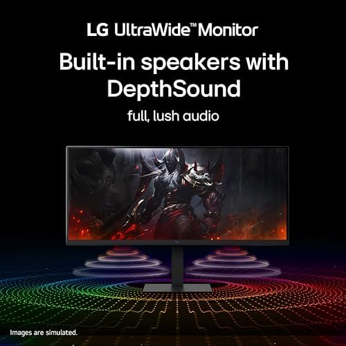 LG 34U650A-B 34-inch UltraWide IPS WQHD 100Hz HDR10 Curved Monitor, Black - Image 7