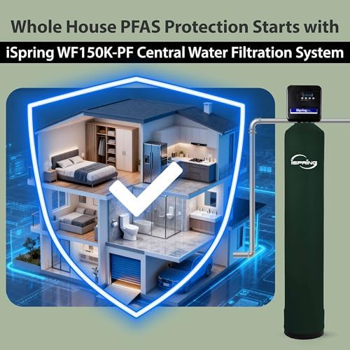 iSpring WF150K-PF Whole House Water Filter System, SGS-Tested for PFAS Removal, Reduces Chlorine & Heavy Metals, Up to 10 Years Protection - Image 6