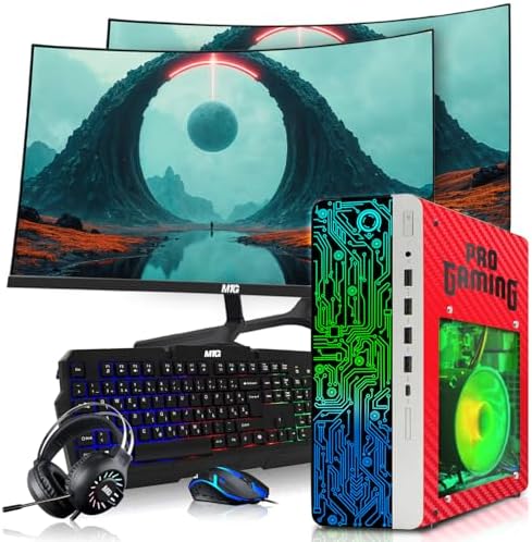 HP G4 Gaming PC, AMD Ryzen 3 Pro, 16GB RAM, 256GB SSD + 2x500GB HDD Win 11 by Amazon+Renewed