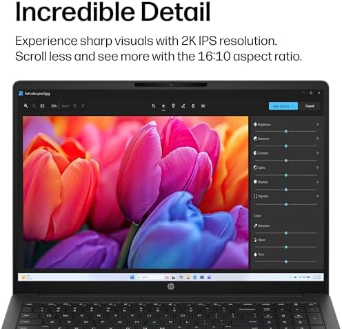 HP OmniBook 3 16 inch Laptop PC, 2K Touchscreen, AMD Ryzen 3 30, 8 GB RAM, 256 GB SSD, AMD Radeon 610M GPU, Windows 11 Home, Mica Silver, 16-by0199nr - Image 3