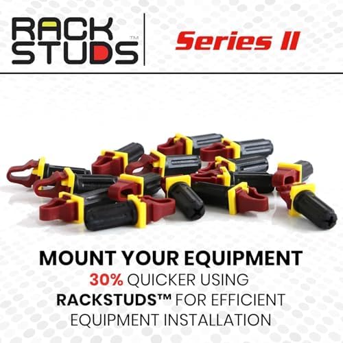 R400 - Server Rack Screws for Server Rack Rails 19" Square Punched Vertical Rails, Perfect Cage Nut Replacement, Rack-Mount Screws - Red 400-Pack 2.22mm/0.086 - Image 7