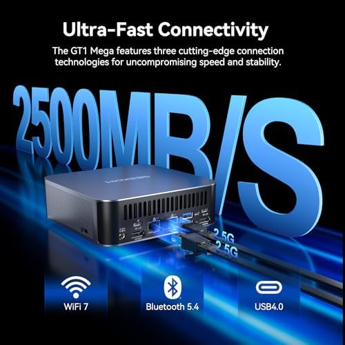GEEKOM GT1 Mega AI Mini PC,Intel Ultra9 185H(Up to 5.1GHz)32GB DDR5+2TB SSD - Image 6