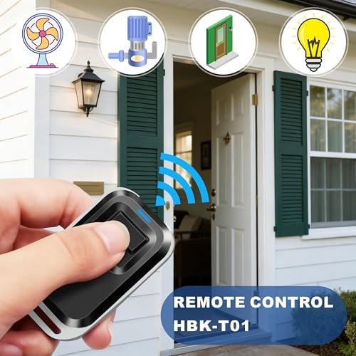 UHPPOTE 1-Button RF Wireless Remote Control Transmitter Key Fob Replacement - Image 2