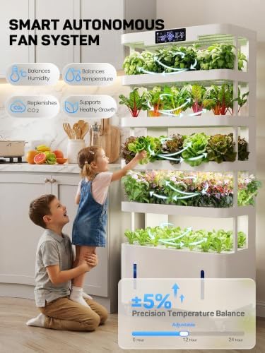 Large Hydroponics Growing System, 148-Pod Vertical Hydroponic Tower Garden - Image 5