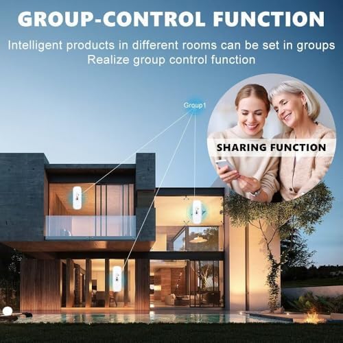 WiFi & Bluetooth Temperature and Humidity Sensor,No Hub Required,Compatible with Alexa and Google Home,for Home, Baby Rooms,Greenhouses Accessories, Garages, Office 1Pack(No Include Battery) - Image 5