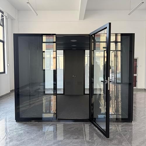 Soundproof Office Pod Booth – Private, Acoustic Vocal Booth Designed for Office Phone Calls, Remote Work, Video Conferences, and Focused Productivity (Black, XXL) - Image 2