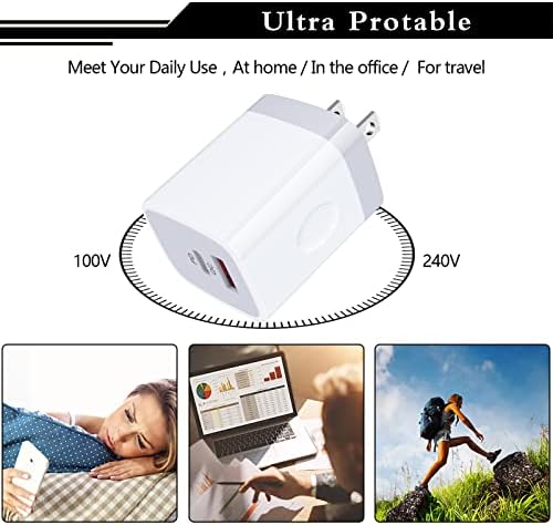 20W Fast USB C Charger for Pixel 11 10 9 8 7 6 Pro,Dual Port PD 3.0 Type C - Image 7