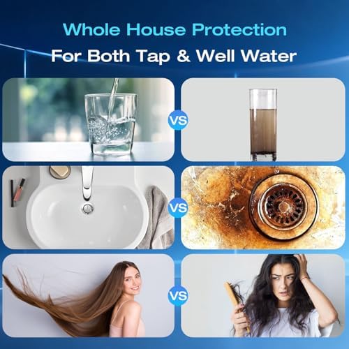 H&G Lifestyles 3 Stage Whole House Iron Water Filter System for Well Water - Image 4
