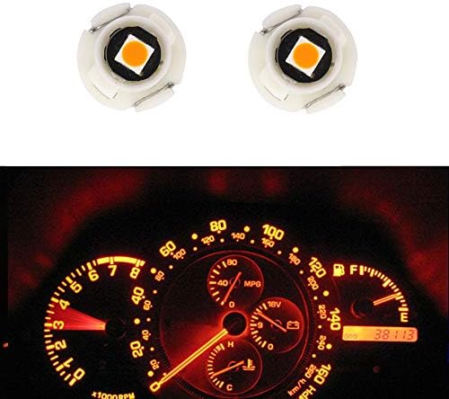WLJH Yellow T4.7 Neo Wedge LED HVAC Control Bulbs with 12mm Base by WLJH