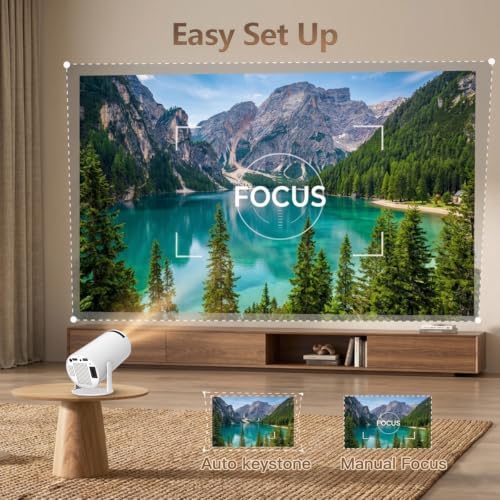Mini Projector with Wifi and Bluetooth, Support 4K with Android 11 - Image 4