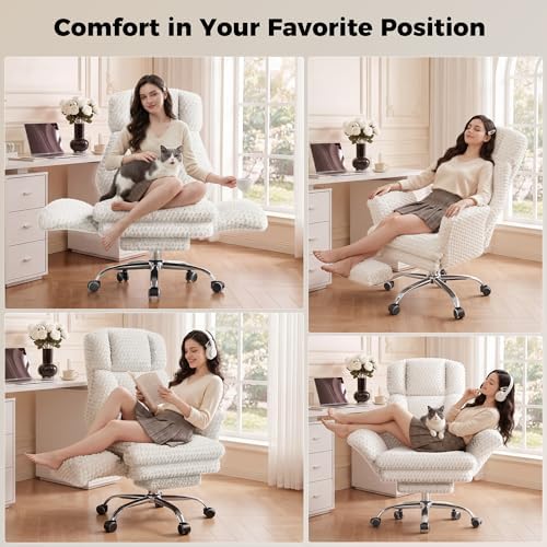 Big and Tall Office Chair, Flip Armrests for Pets & Cross Legged Sitting - Image 4