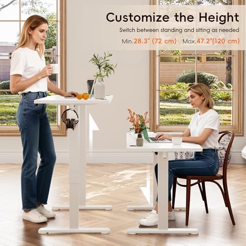 Monomi Electric Standing Desk 48”x24 Height Adjustable Sit Stand Desk - Image 3