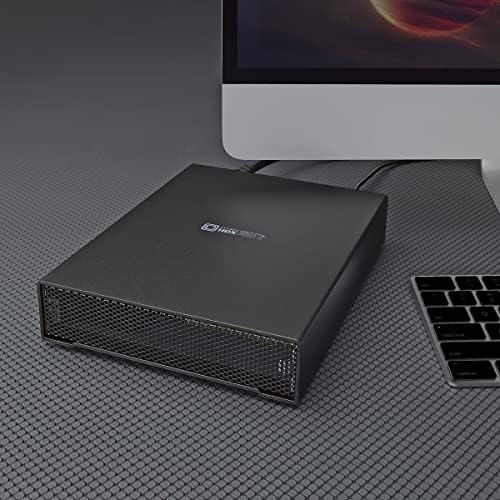 Oyen Digital HDX Pro C USB-C Aluminum External Hard Drive Enclosure with Fan (HDXP-C-RT) - Image 4