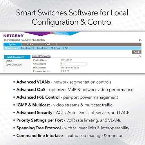NETGEAR 28-Port PoE Gigabit Ethernet Smart Managed Switch (GS728TPP) - Image 3