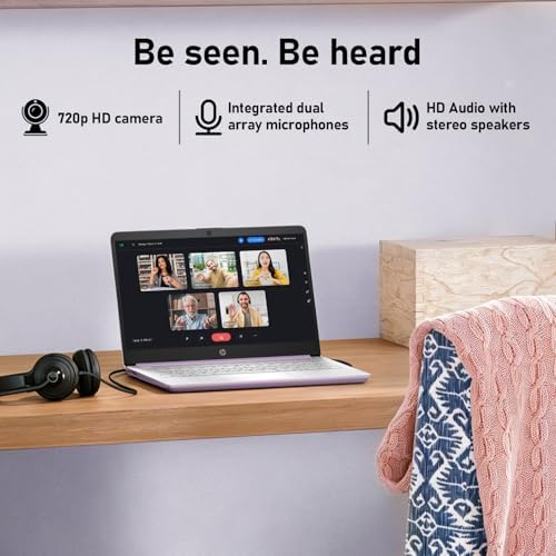 HP Ultrabook 14 Laptop Computer Business Study & Home 2026, MS Office for The Web + Windows 11 Home, Quad-Core Intel CPU, 128GB SSD, WiFi 6, Black - Image 7
