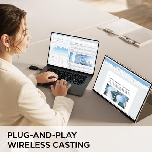 ViewSonic VG1656N 16 Inch 1200p Wireless Portable Monitor, IPS for Improved Workflows and Second Screen Productivity, Built-in Stand and Battery, 60W USB-C, and WiFi Dongle Inputs - Image 3
