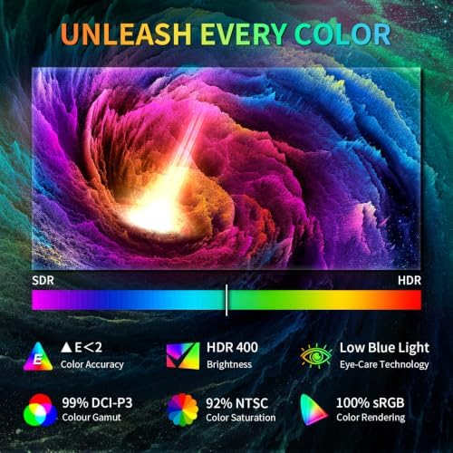 Deco Gear 27" 4K UHD QD-OLED Gaming Monitor, 240Hz, 0.03ms GTG, 3840x2160 - Image 2