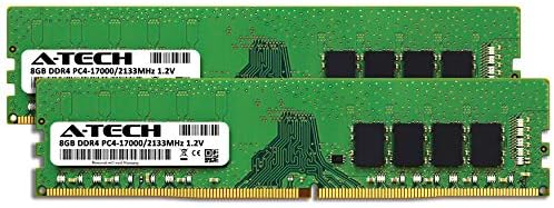 A-Tech 16GB (2x8GB) DDR4 2133 MHz UDIMM PC4-17000 (PC4-2133P) CL15 DIMM Non-ECC Desktop RAM Memory Modules - Image 2